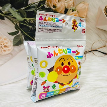 日本 Tohato 東鳩 四連餅乾 麵包超人玉米點心餅 鹽味 28g 添加10種野菜 好入口 1歲起可以吃～｜全店$199免運