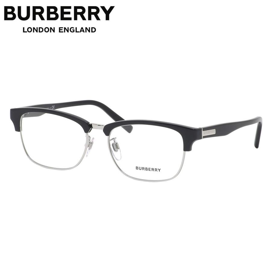 バーバリー BE2238D 3001 55 メガネ BURBERRY 黒ぶち 黒縁 サーモント 