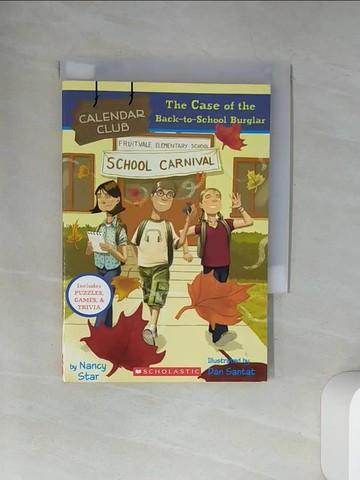 【書寶二手書T2／兒童文學_UXR】The Case of the Back-to-school Burglar_Nancy Star