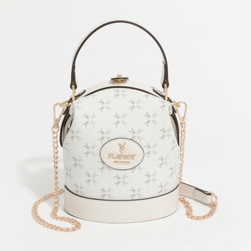 PLAYBOY-鍊帶萬用小包 White Bunny系列 - 米白色(551-0111-01-4)