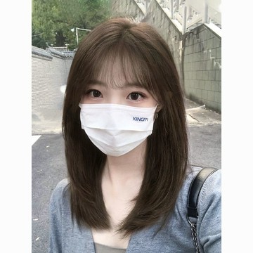 台灣-出貨💖空氣劉海頭頂補發蓬松遮蓋白發增高顱頂神器仿真發法式假劉海貼片
