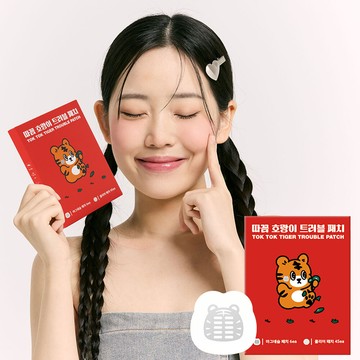 snow2plus Tok Tok Tiger Trouble Patch (#Medium 6P+#Clear 45P)