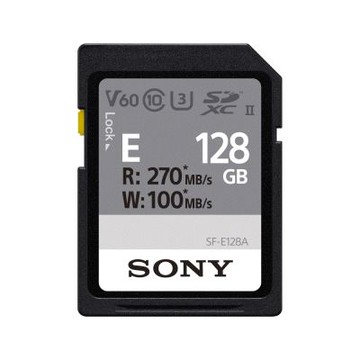 【SONY 索尼】SDXC U3 128GB 記憶卡 SF-E128A