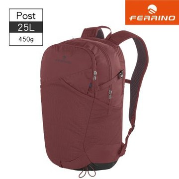 Ferrino 休閒旅遊多功能背包【深酒紅】Post 25 75269