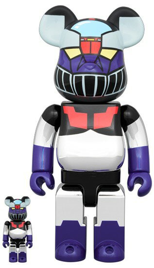 BE@RBRICK 庫柏力克熊 永井豪 魔神Z 無敵鐵金剛 100％ + 400％ 日版