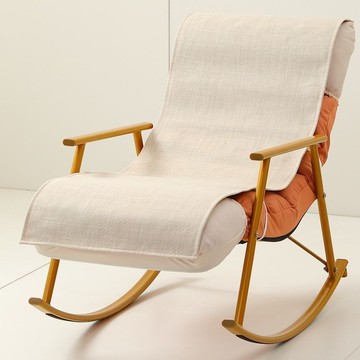 躺椅搖椅沙髮蓋布單人沙髮墊棉麻坐墊座墊沙髮椅墊套罩防滑椅子墊