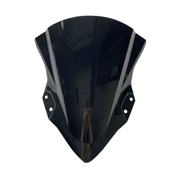 川崎NINJA400忍者摩托車小型改裝透明前擋風玻璃罩加高黑色 風擋🛒免運