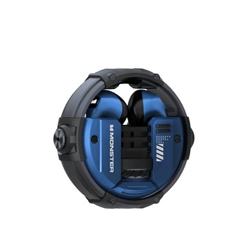 MONSTER 魔聲 旋轉式鋅合金 MON-XKT10-BL 藍色 無線藍牙耳機  1個