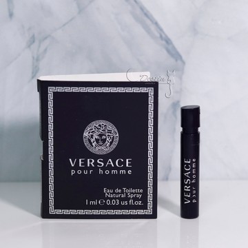 Versace 凡賽斯 經典同名 男性淡香水 1mL 可噴式 試管香水 全新