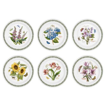 Portmeirion-Botanic Garden 經典植物園系列-25cm餐盤(6入套組)
