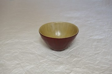 櫻木豆鉢（朱色）