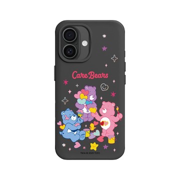 iPhone 16 SolidX 黑 - Care Bears - 繪圖趣