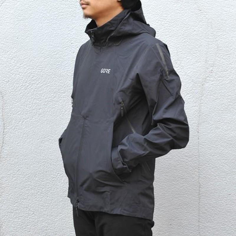 ゴアウェア GORE WEAR C7 GTXプロ フーディッド ジャケット フード付きジャケット GORE-TEX Pro ゴアテックスプロ メンズ BK.jpg