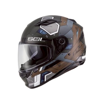 【國產首選全罩】SOL SF6 機動裝甲 消光墨綠棕 全罩安全帽