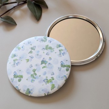 【圓形手鏡】藍星瞳 (追分)