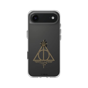 iPhone Air Clear Case（相機按鈕） 透明 - 哈利波特 Harry Potter - 圖騰系列：死神的聖物