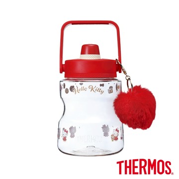 【THERMOS膳魔師】Hello Kitty最愛巧克力篇 輕水瓶1200ml_(TCSS-1200KT-CCRD)
