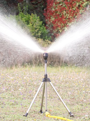 自動澆水器 自動旋轉灑水器360度澆水噴頭園林農業灌溉噴水花園綠化草坪噴灌『XY13839』