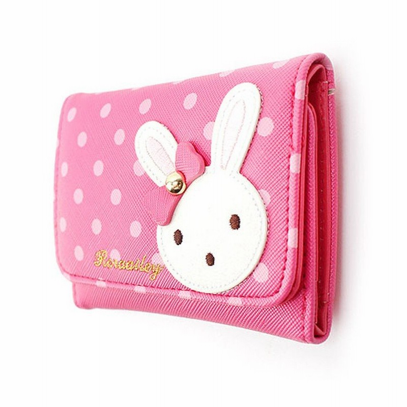 うさぎの三つ折り財布 子供用のお財布 リボン刺繍 ウォレット 財布 可愛い キッズ財布 女の子 女の子 財布 小学生 グッズ お出かけ 小銭入れ 通販 Lineポイント最大0 5 Get Lineショッピング