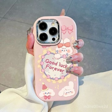 愛心兔子 防摔 適用蘋果iPhone 16 15 14 13 12 11 Pro max XR XS 8 7P手機殼