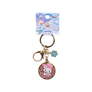 日本 Sanrio 三麗鷗 雪世界限定鑰匙圈-美樂蒂 1st (JN1379)