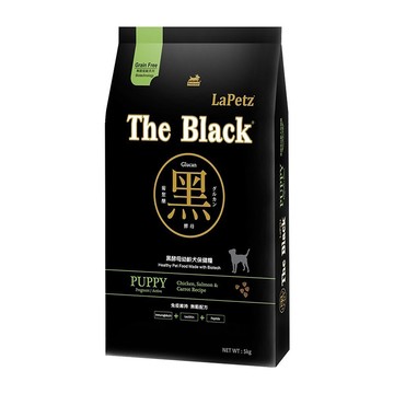 【LaPetz 樂倍】The Black黑酵母無穀犬糧5kg-幼齡犬配方