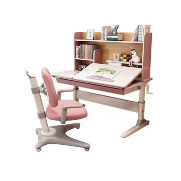 【HappyLife】實木閱讀架升降書桌 D款 100公分 Y12156原粉白