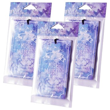 John's Blend 香氛片 繡球花麝香 持久清新香氣 吊掛式設計  3個  6g