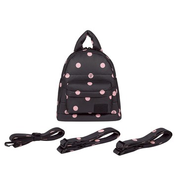 Airy後背包 ECO黑粉點 - XS