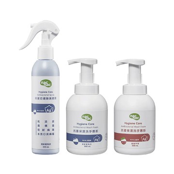nac nac 抗菌防護系列(抗菌防護除臭噴霧/抗菌保濕洗手慕斯)【悅兒園婦幼生活館】
