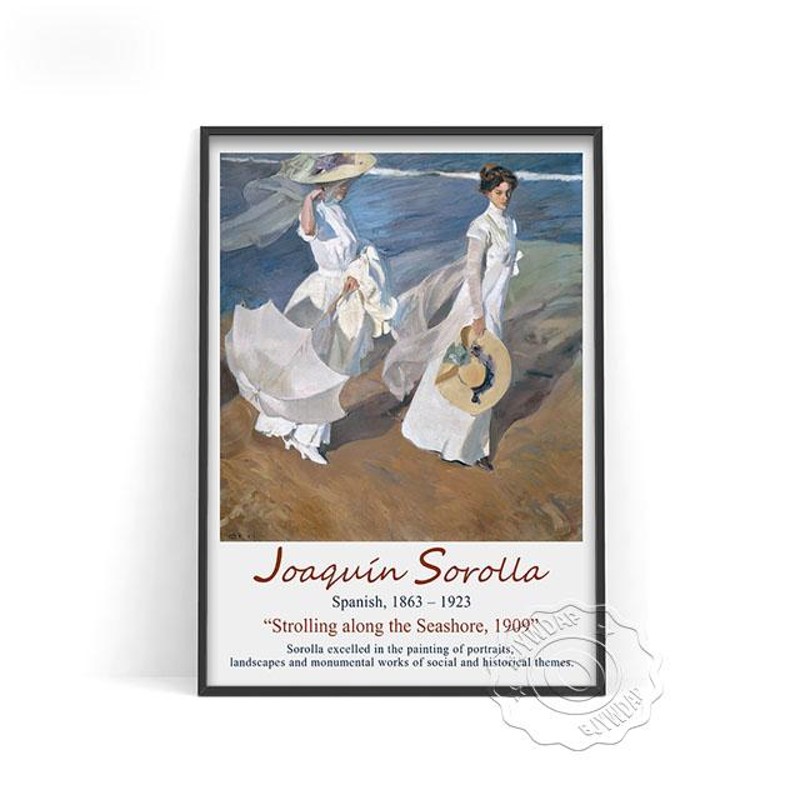 ポスター ホアキン ソローリャ Joaquin Sorolla キャンバス アート インテリア 雑貨 海外製 枠なし 21x30cm 01 |  LINEショッピング