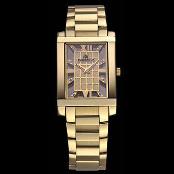 ROSDENTON 風雪簍空真鑚女錶 1108L-G 金 22x25mm