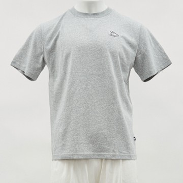 New Balance NB 男款 麻灰色 刺繡550 純棉 短袖 MT51964AG