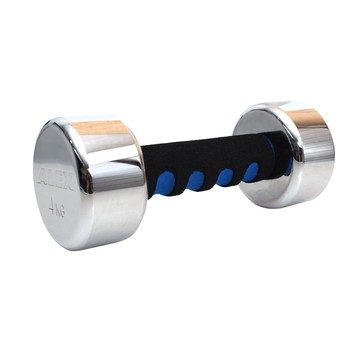 ≡排汗專家≡【A-2004】ALEX 4kg 電鍍啞鈴(健身器材 重量訓練 免運