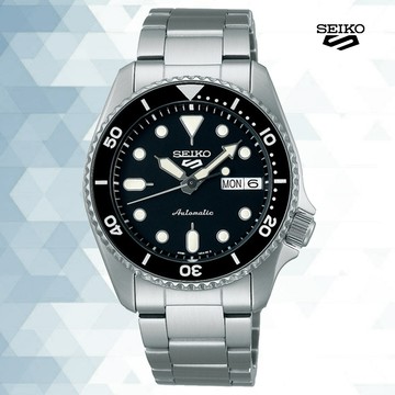 SEIKO 精工 Seiko 5 Sports系列 精工5號復古潮流機械錶-黑38mm (SRPK29K1/4R36-14B0D)