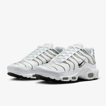 【NIKE】W NIKE AIR MAX PLUS SE 女 休閒鞋 白 銀-HJ9743100