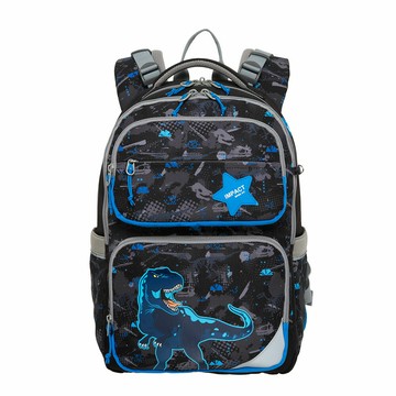 【IMPACT】怡寶 FIT調整型護脊書包-異想恐龍 /個 IM00226BK【領券滿額再折千12/31止】【領券滿額再折千12/31止】