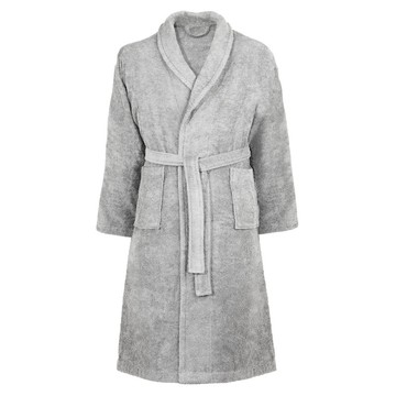 non-no 儂儂 知名五星級飯店總統套房專用浴袍 消臭竹炭紗 Free Size 男女皆適用  淺灰色  1件