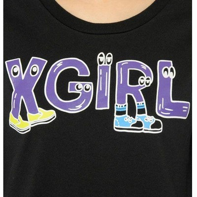 X-girl エックスガール Tシャツ ロングTシャツ ロンT カットソー  ロゴ STICKS L/S TEE 0543108 X-girl エックスガール Tシャツ ロングTシャツ ロンT カットソー