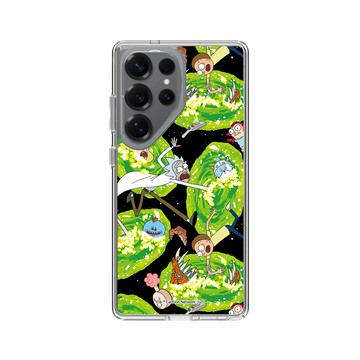 Galaxy S25 Ultra Clear 透明 - 瑞克和莫蒂 Rick and Morty - 太空傳送門