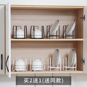 盤子收納架單層置碗架廚房置物架放碗盤子架托櫥柜置物架廚房放碗