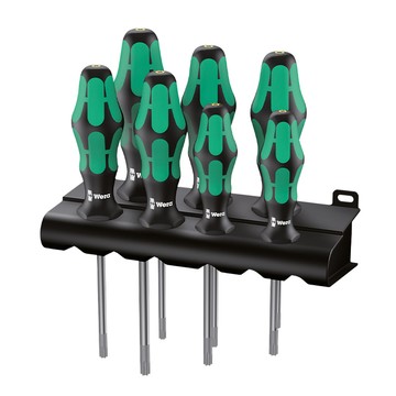 Wera 367/7 HF 鍍鈦星型起子7支組 附收納架 223161  1組