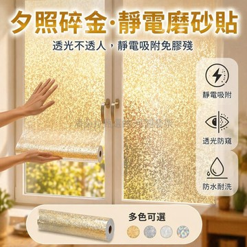 台灣出貨✨ 浮光躍金玻璃貼 透光不透人窗貼 衛生間浴室防窺貼 廚房客廳門窗貼 特厚耐用裝飾膜 30x200cm