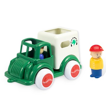 瑞典Viking toys - 德克小馬車(含1隻人偶2隻馬)-25cm