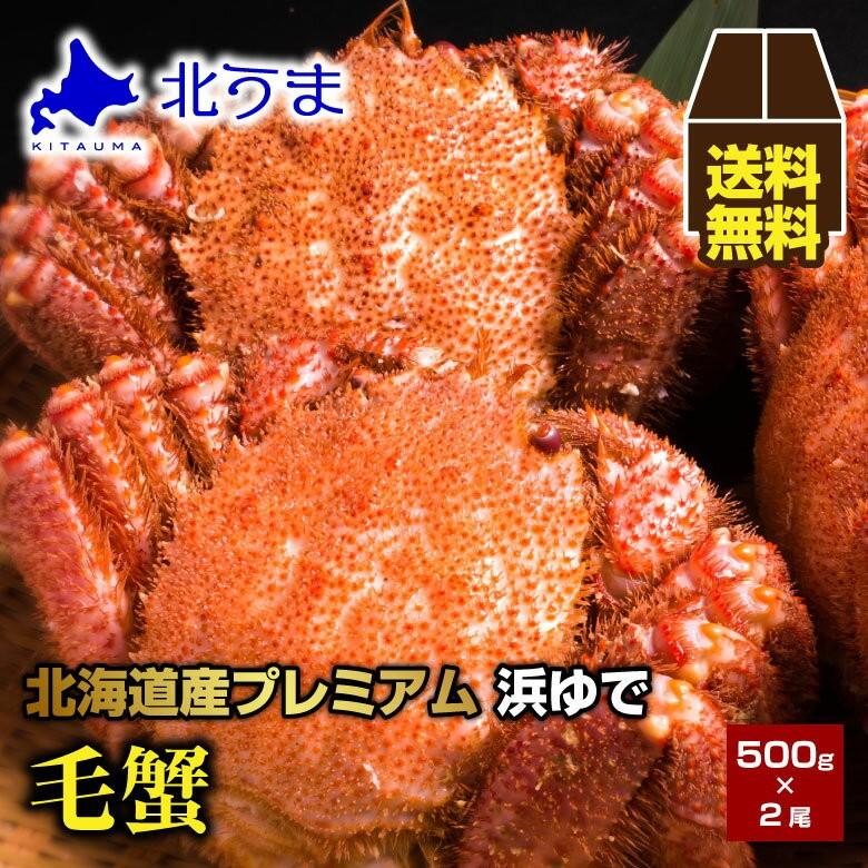 毛ガニ 1.0kg（500g×2）