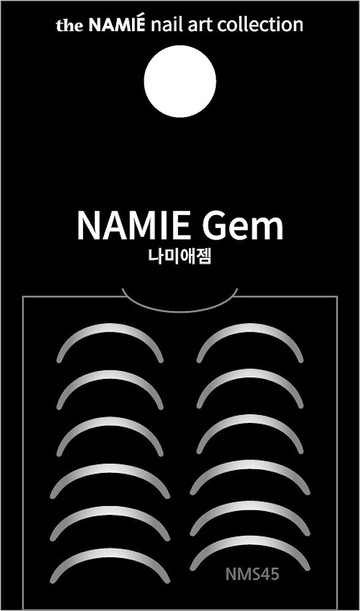 【專業用】NAMIE Gem 美甲裝飾藝術貼紙 Normal Metallic 45