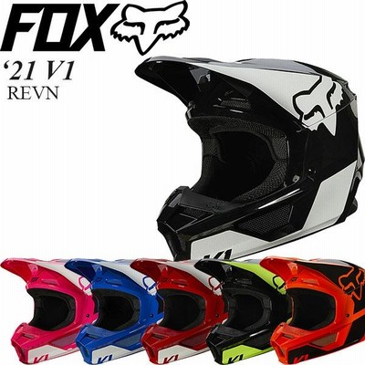 【在庫処分特価】FOX フォックス オフロード ヘルメット V1 REVN スタンダードモデル モトクロス/MX