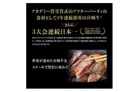 ※令和6年2月より順次発送※宮崎牛 ロースステーキ 500g (250g×2枚)