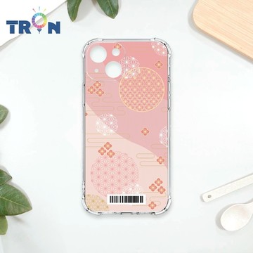 TRON IPhone 14 日系和風圓點散花系列 四角防摔載具殼 軟殼 手機殼
