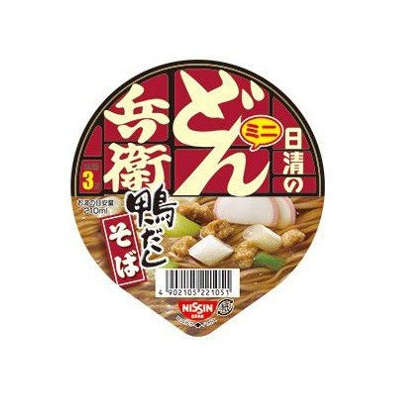 日清食品 日清のどん兵衛 鴨だしそばミニ 46g×24(12×2)個入